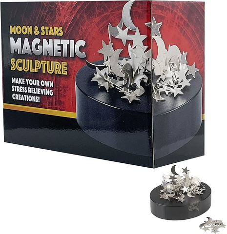 Image of Magnetic Sculpture Building Blocks, Create Your Own Masterpiece, Development and Stress Relief, 3.5" Inch (Hex Nut)