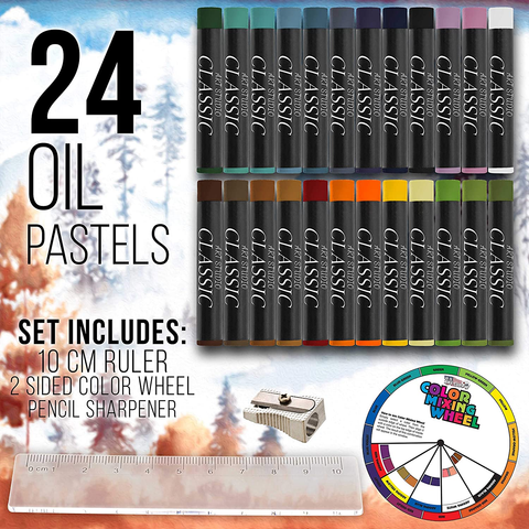 Image of U.S. Art Supply 104-Piece Deluxe Art Creativity Set in Wooden Case with Wood Desk Easel - Artist Painting Pad, 2 Sketch Pads, 24 Watercolor Paint Colors, 17 Brushes, 24 Colored Pencils, Drawing Kit