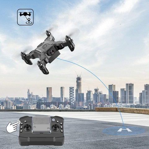 Image of Foldable Mini Drone for Kids,V2 Nano Pocket RC Quadcopter for Beginners Toys Gift,With 3 Batteries,Altitude Hold, Headless Mode,3D Flips, One Key Return,3 Speed Modes,Easy Fly