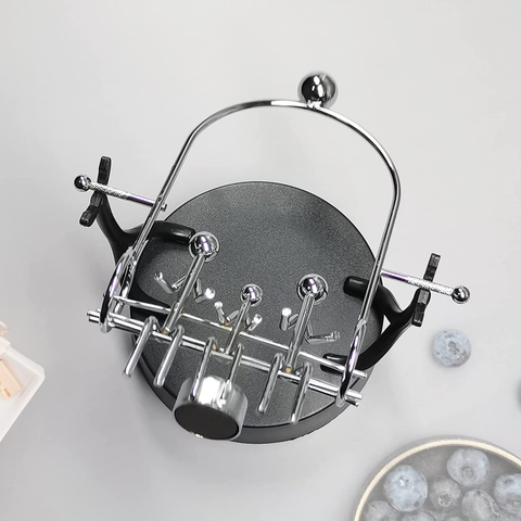 Image of Sunnytech Steel Balance Robot with Memo Clip Toy Kinetic Art Balance Toy Balancing Decompressive Science Psychology Home Offic Decor Desk Decor Toy WJ278