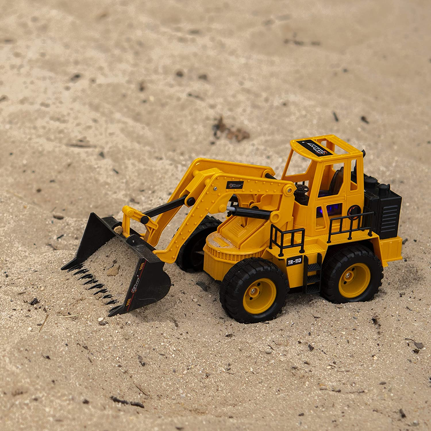 Front Loader, Electric RC Remote Control Construction Tractor with Lights & Sounds