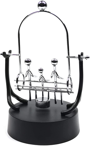 Image of Sunnytech Steel Balance Robot with Memo Clip Toy Kinetic Art Balance Toy Balancing Decompressive Science Psychology Home Offic Decor Desk Decor Toy WJ278