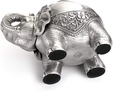 Image of Elephant Windproof Ashtray with Lid (Silver)