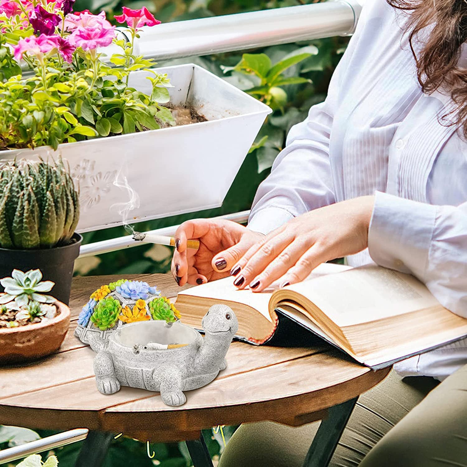 Ashtray with Cute Turtle 