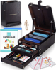 COLOUR BLOCK 152 Pc Wooden Easel Painting & Drawing Mixed Media Art Set - Acrylic & Watercolor Paint; Sketching, Color & Metallic Pencils and Tools. Professional Art Set for Adults and All Artists