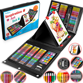 KIDDYCOLOR 211pcs Kids Art Supplies, Portable Painting & Drawing Art K —  CHIMIYA