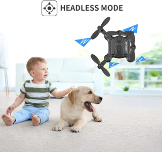 Foldable Mini Drone for Kids,V2 Nano Pocket RC Quadcopter for Beginners Toys Gift,With 3 Batteries,Altitude Hold, Headless Mode,3D Flips, One Key Return,3 Speed Modes,Easy Fly
