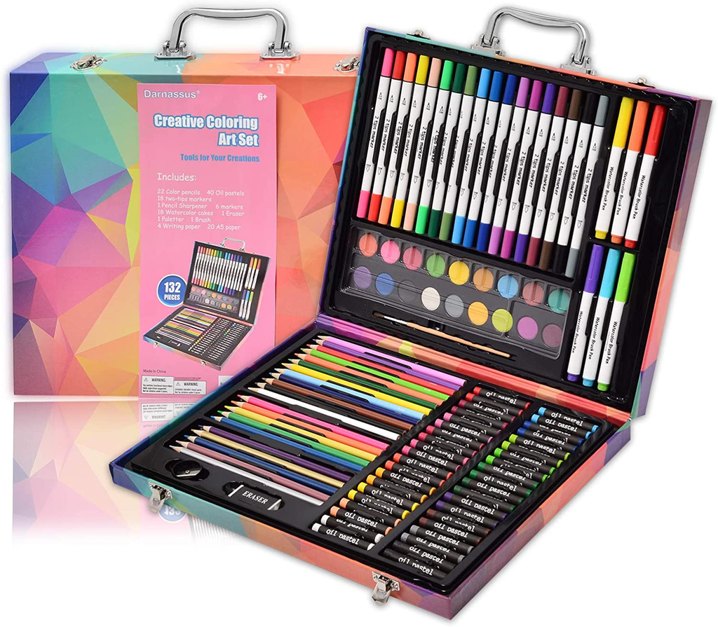 Leisure Arts Multicolor Adult Coloring Art Set Kit, 26 Piece - Arts and  Craft 