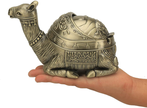 Decorative Camel Ashtray with Lid (Retro Bronze)