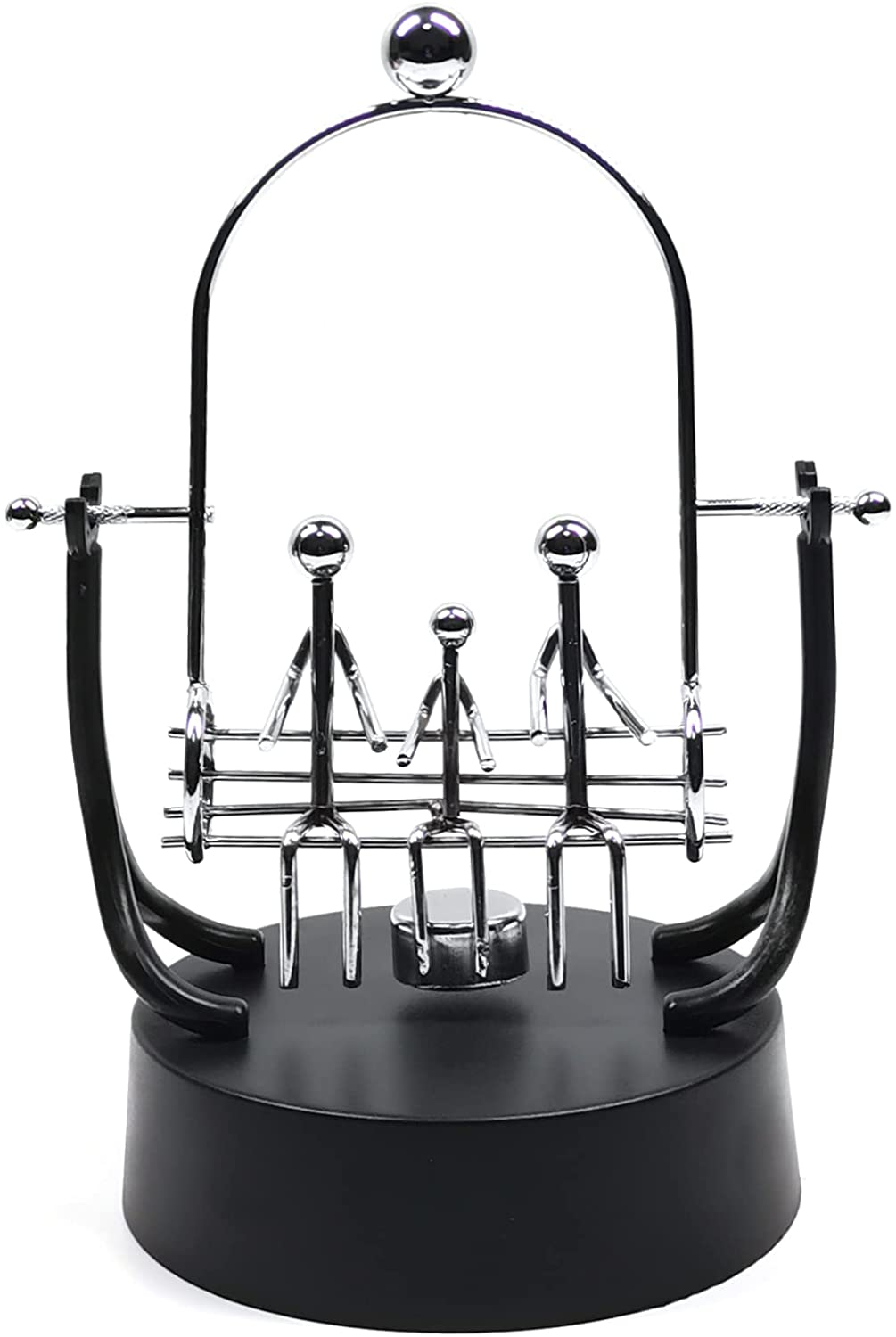 Sunnytech Steel Balance Robot with Memo Clip Toy Kinetic Art Balance Toy Balancing Decompressive Science Psychology Home Offic Decor Desk Decor Toy WJ278