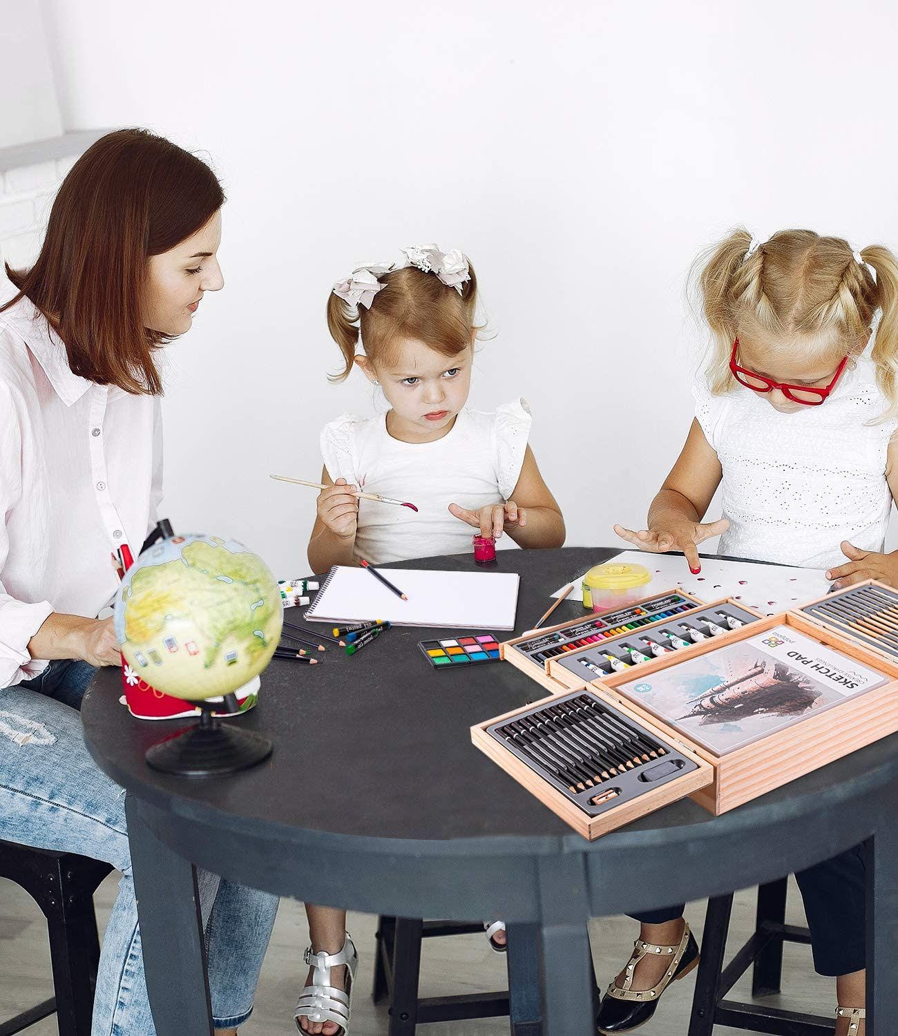 Art Supplies, 84 Piece Deluxe Art Set, Painting Supplies for Painting & Drawing, Professional Art Kits for Adults, Teens and Kids/Gifts for Girls