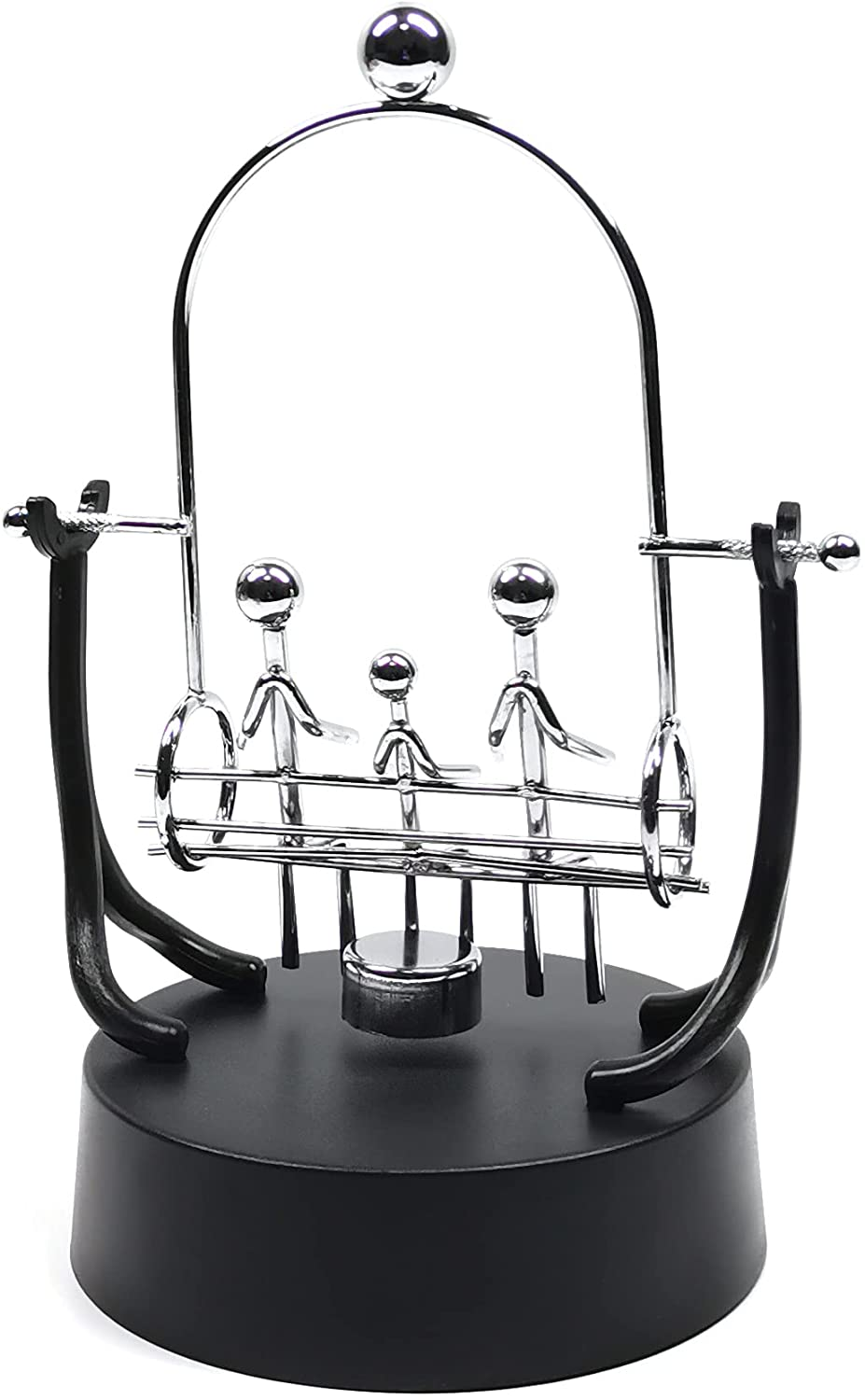 Sunnytech Steel Balance Robot with Memo Clip Toy Kinetic Art Balance Toy Balancing Decompressive Science Psychology Home Offic Decor Desk Decor Toy WJ278