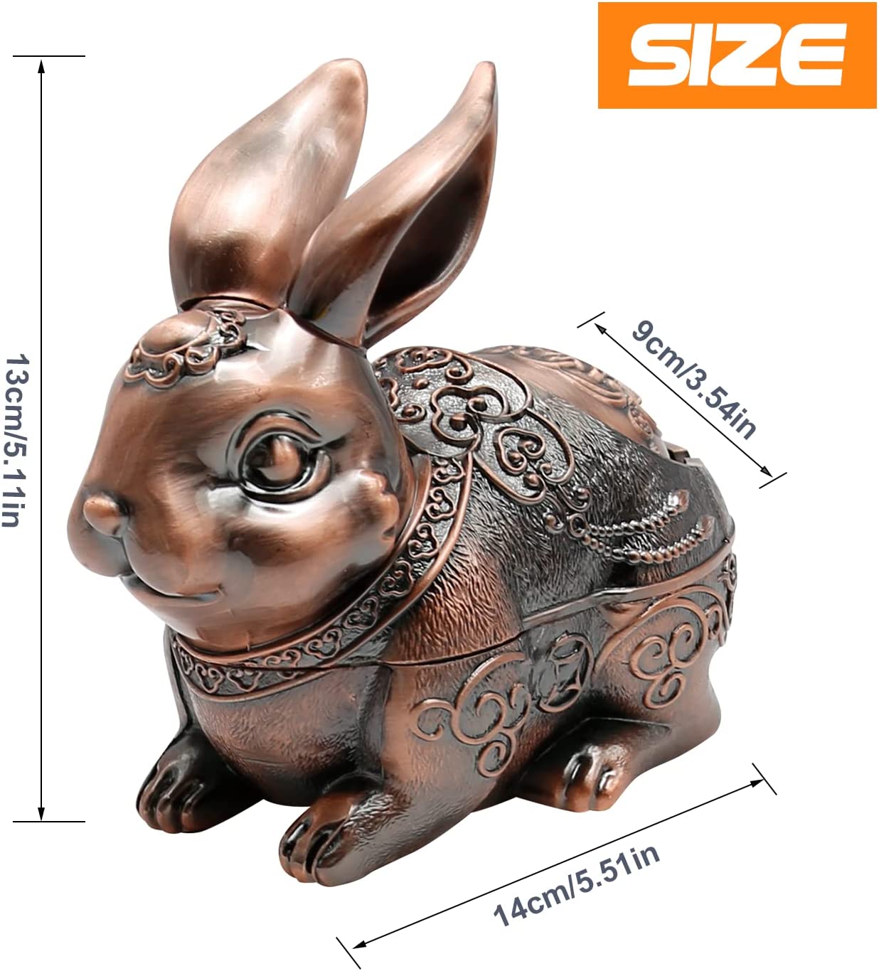 Rabbit Ashtray with Lid