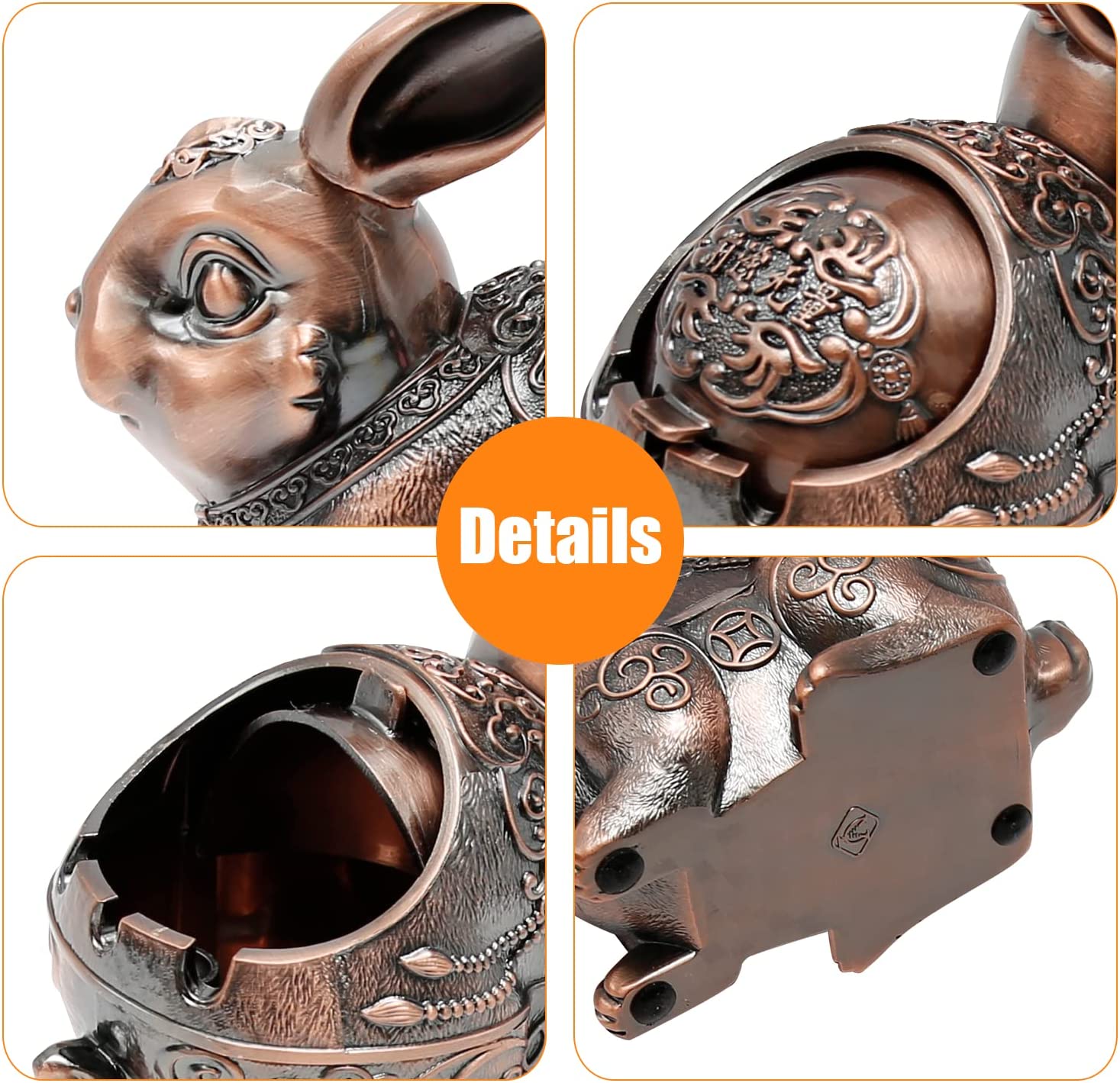 Rabbit Ashtray with Lid